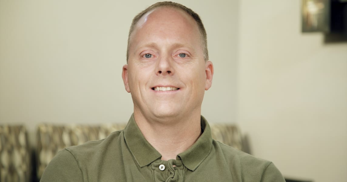 Greg the dental implant patient in Hiawatha, IA: